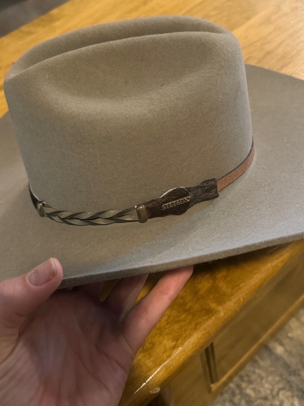Stetson Cowboy Hat Size 7 Made in USA – Brown Western Hat
